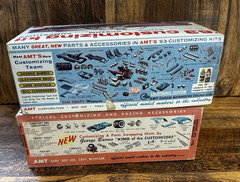 VINTAGE AMT ’61 ’63 CUSTOMIZING KIT CORVETTE THUNDERBIRD CONVERTIBLE **BOX ONLY*