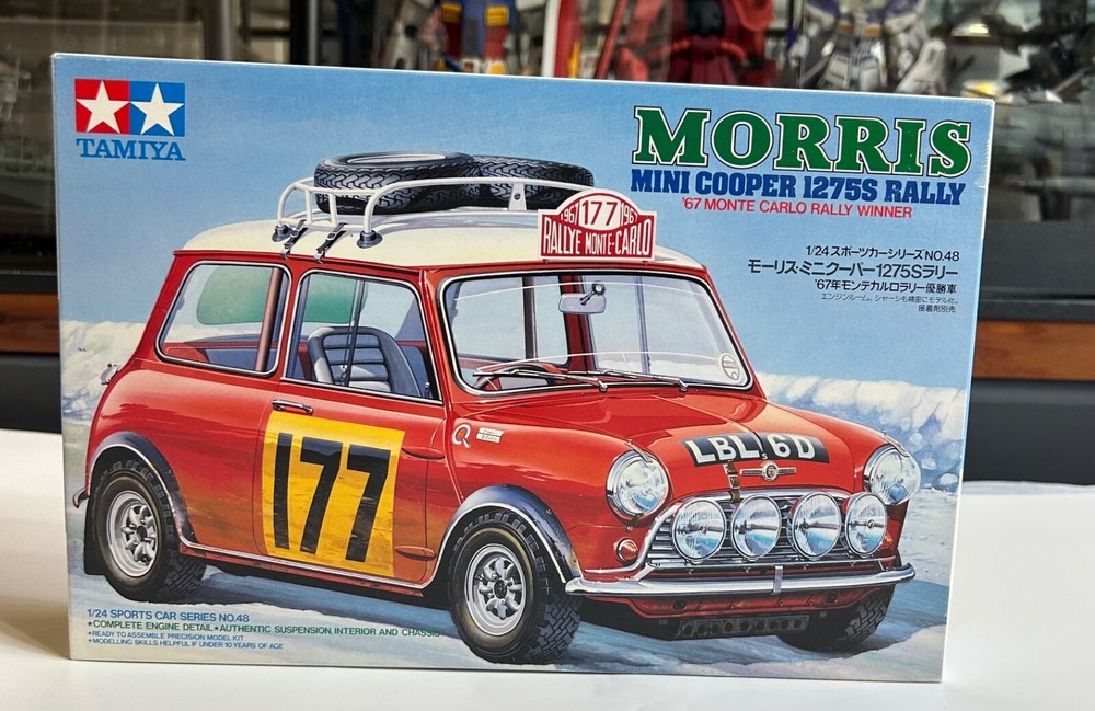 Tamiya 1/24 MORRIS Mini Cooper 1275S Rally Sports Car Series Plastic model kit