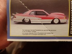 Hot Rod Matt and Debbie Hay’s Pro Street Thunderbird 1:25 Kit 7440 New Open Box