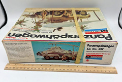 Monogram Panzerspahwagen Sd.Kfz 232 1/32 Model 7581 Armor Series Vintage 1974