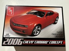 Model Car Parts – AMT 2006 Chevy Camaro Concept windshield clear sealed 1/25