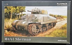 1/35 Eduard 3716 M4A1 Sherman ProfiPack Kit