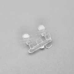 Monogram 1/24 Black Widow Hot Rod Parts Kitbash Clear Headlight Lenses