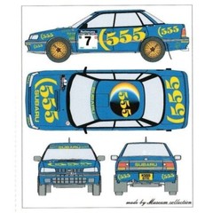 Museum Collection 1/24 Subaru Legacy ’91 New Zealand Decal for Hasegawa JP a469