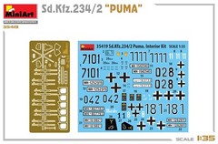 Miniart 1/35 SD.KFZ.234/2 PUMA #35419 📌USA📌New Rel.📌Sealed