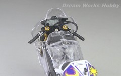 AwardWinner Built Tamiya 1:12 Yamaha Team Yzr-M1 ’09 Rossi Clear Full View+Fork