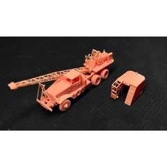 1/144 US WWII Brockway C666 Quick-Way Crane Wrecker Truck Unpainted Kit