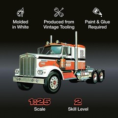 AMT Kenworth W925 Conventional 1/25 Scale Model Kit [New Toy]