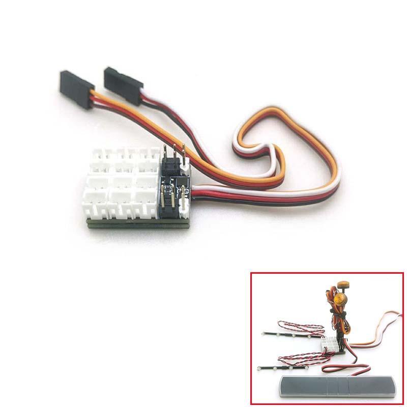 LED Light Controller Lights System for 1/14 RC Tractor Car Dumper Truck Models