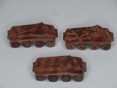 Roco MiniTanks HO Scale 1:87 SdKfz Puma Armored Car 234/2 Custom Painted Tank x7