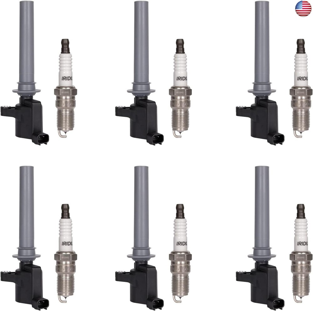 Set of 6 Ignition Coil Pack Spark Plugs for 3.0L 2001 2002 2003 2004 2005 2006