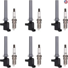Set of 6 Ignition Coil Pack Spark Plugs for 3.0L 2001 2002 2003 2004 2005 2006