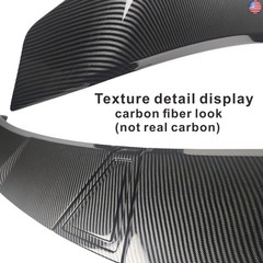 Carbon Fiber Look Spoiler Compatible with Lexus Sedan Saloon Accessories GT