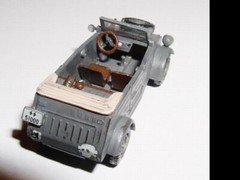 MIB Fujimi 1/76 Kubelwagen and BMW R75 Motorcycle with sidecar