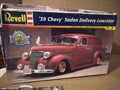 Revell 1939 Chevy sedan delivery lowrider model kit Open Box Complete