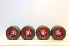 W-49 1/25 scale resin model car dirt track tires ,