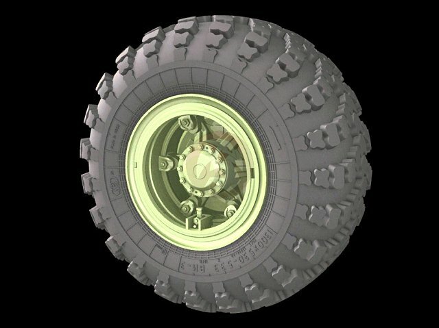 Panzer Art 1/35 Road Wheels for KrAZ-260 / KrAZ-6322 Russian 6×6 Truck RE35-639