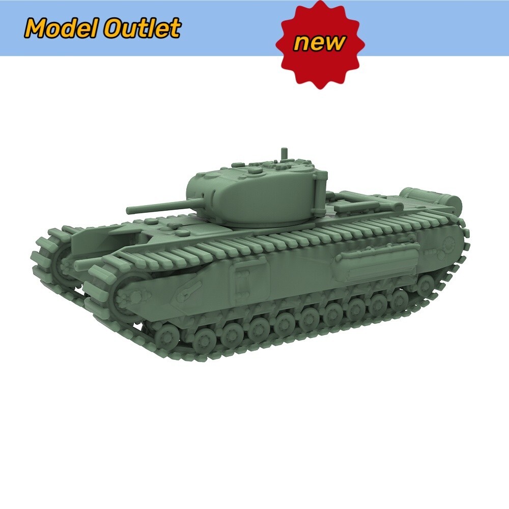 MRY-SFW 1/200 Military Model Kit British A22 Infantry MKIV Churchill VII Tanks