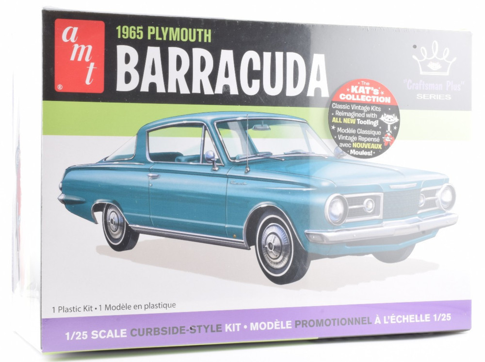 AMT 1965 Plymouth Barracuda – “Craftsman Plus” 1:25 Plastic Model Car Kit 1431
