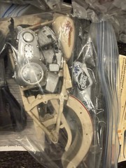 Vintage Model Motorcycle Parts Lot Misc