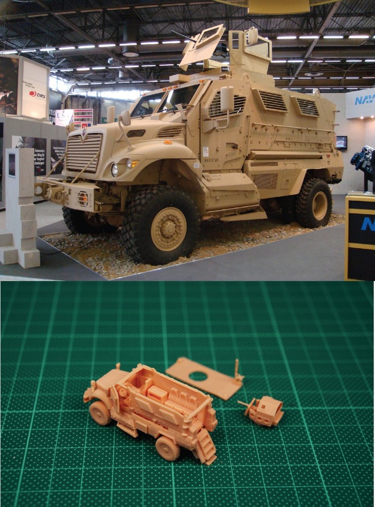 1/144 USA Maxxpro MRAP (fine detail) Resin Kit