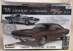 REVELL 14202-0177 ’68 DODGE CHARGER R/T 2-‘N-1 1/25 SCALE MODEL KIT – NEW