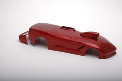 Painted Corvette Resin 3D Pro Mod body, 1/24-25 scale, project build to finish