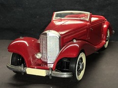 Vintage Monogram Mercedes Benz 540K Convertible Coupe 1/25 Model Nice Build
