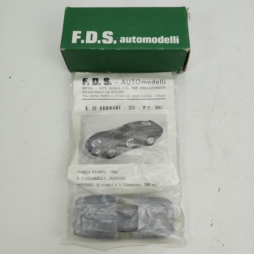 FDS Automodelli 1/43 Scale Ferrari 275 P2 1965 N. 23 Metal Diecast Model Kit NIB