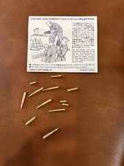 1/35 GER. stuG III BRASS 7.5 & 10.5 cm Projectiles Military Artillery DIO Model