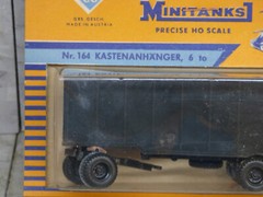 Roco Minitanks (NEW) Z-164 1/87 WWII US M-119 6T Closed Van Trailer Lot #6290K