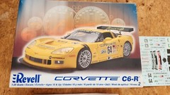 Revell C6-R Corvette instruction sheet