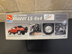 AMT/ERTL, 1997 Chevrolet Blazer LS 4×4, 1/25, Kit #8981 !!SEALED INSIDE!!