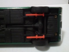 Vintage screw bottom Mustang built model car