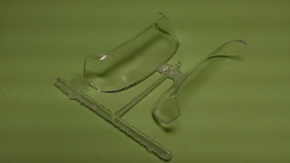57 1957 Chevy Bel Air 1/25 AMT Windshield Front Back Glass Clear Parts Model Car