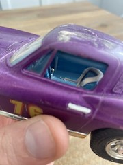 Vintage 1960’s Corvette Sting Ray Built Model Car 76BP Purple Vette FREE SHIP