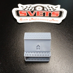 1/24 1/25 Scale 3D Resin Semi Truck Diamond Plate Aluminum Saddle Step Tool Box
