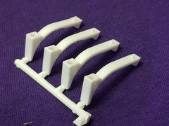 Kenworth W-925 FUEL TANK MOUNTS from AMT 1:25 Model Kit