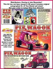 Atlantis (Monogram) 6738 Tom Daniel PIE WAGON Show Car plastic model kit 1/24