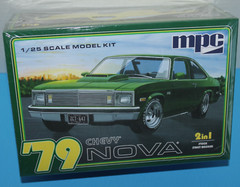 ’79 CHEVY NOVA 1:25 scale MPC Round2 #1003 model kit 2024 SEALED Chevrolet