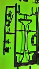 1967 Ford Mustang GT 350 1/25 AMT Caroll Shelby Frame Chassis Axle Rear End