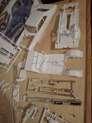 Revell 1/25 1969 Chevy Nova SS Plastic Model Kit 85-2098 Partially Together