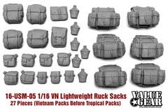 Value Gear 1/16 Vietnam Lightweight Rucksacks (Packs and Canteens)