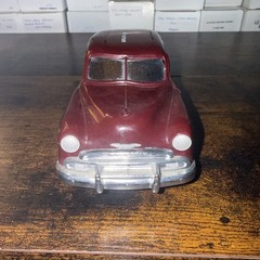 1950 Chevrolet style line promo car & bank Maderia Maroon 1/25 Scale Model