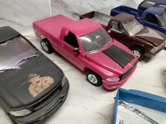 Model Junkyard/parts Plastic Truck Lot Of 9 Ford,chevy,,dodge Pickups
