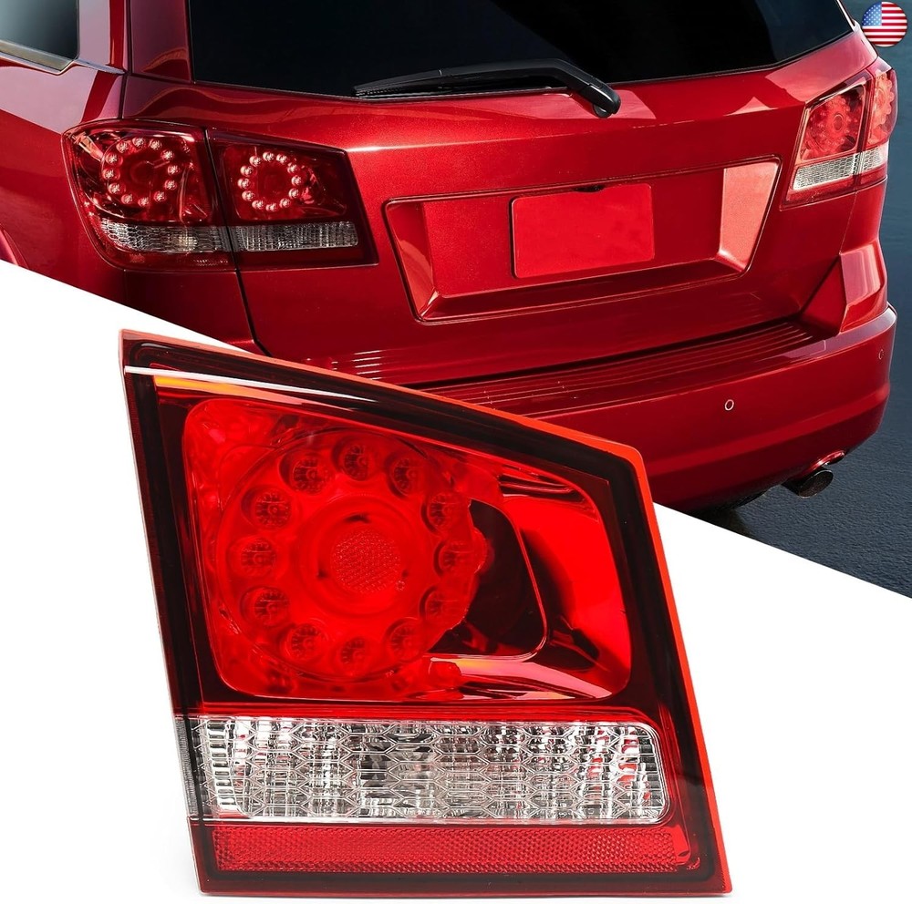 FIONE LED Tail Light Compatible with Dodge Journey 2011-2020 LH Inner LED Type