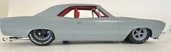 Resin 17/15 Scale inch Weld S71 Drag Wheels With Cheater Slicks 1/24, 1/25