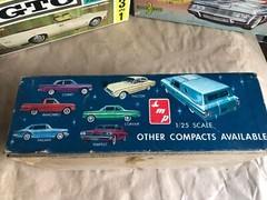 SMP 3 Way 1961 Corvair Tempest George Barris Car Craft Model Kit 139 BOX 1:25