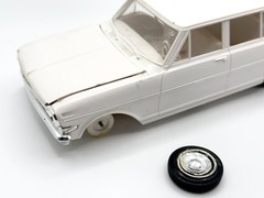 VINTAGE 1963 CHEVROLET NOVA SS STATION WAGON WHITE PROMO STYLE MODEL KIT PARTS!!