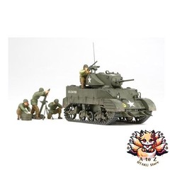 NEW Tamiya 1/35 Military Miniature Series No. 313 U.S. Army Light Tank M5A1